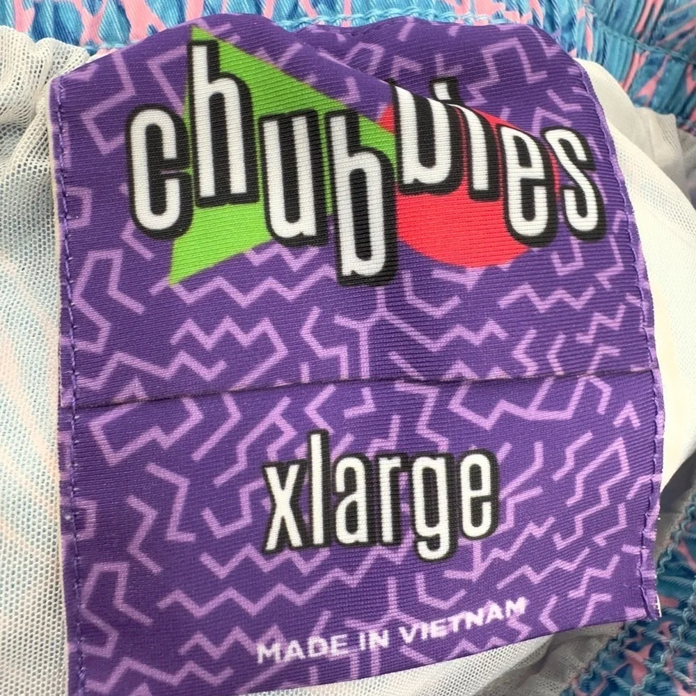 Chubbies Swim Shorts Mens XL Pineapple Colorful Trunks Tropical 5.5 Inch Inseam